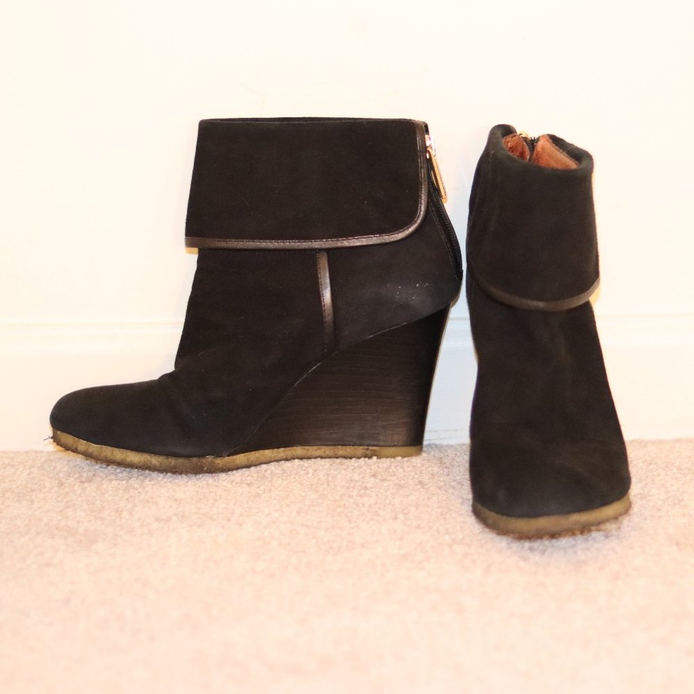 Louise et Cie Mont Benoit Black Suede Boots Size 9